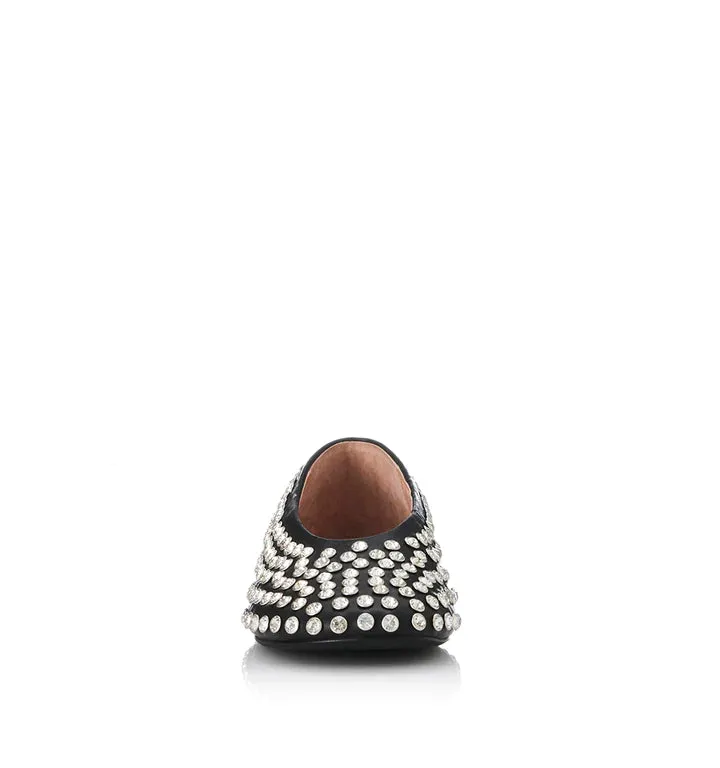 Alias Mae Sari Ballet Flat - Black Leather