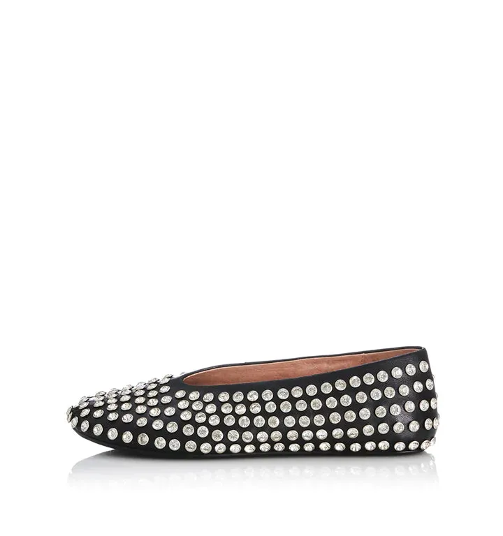 Alias Mae Sari Ballet Flat - Black Leather