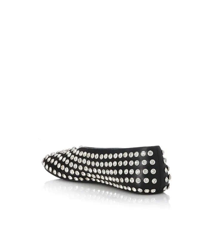 Alias Mae Sari Ballet Flat - Black Leather