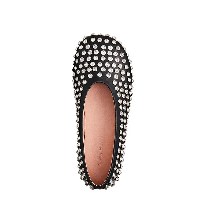 Alias Mae Sari Ballet Flat - Black Leather