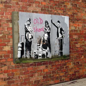 Banksy Old Skool Canvas