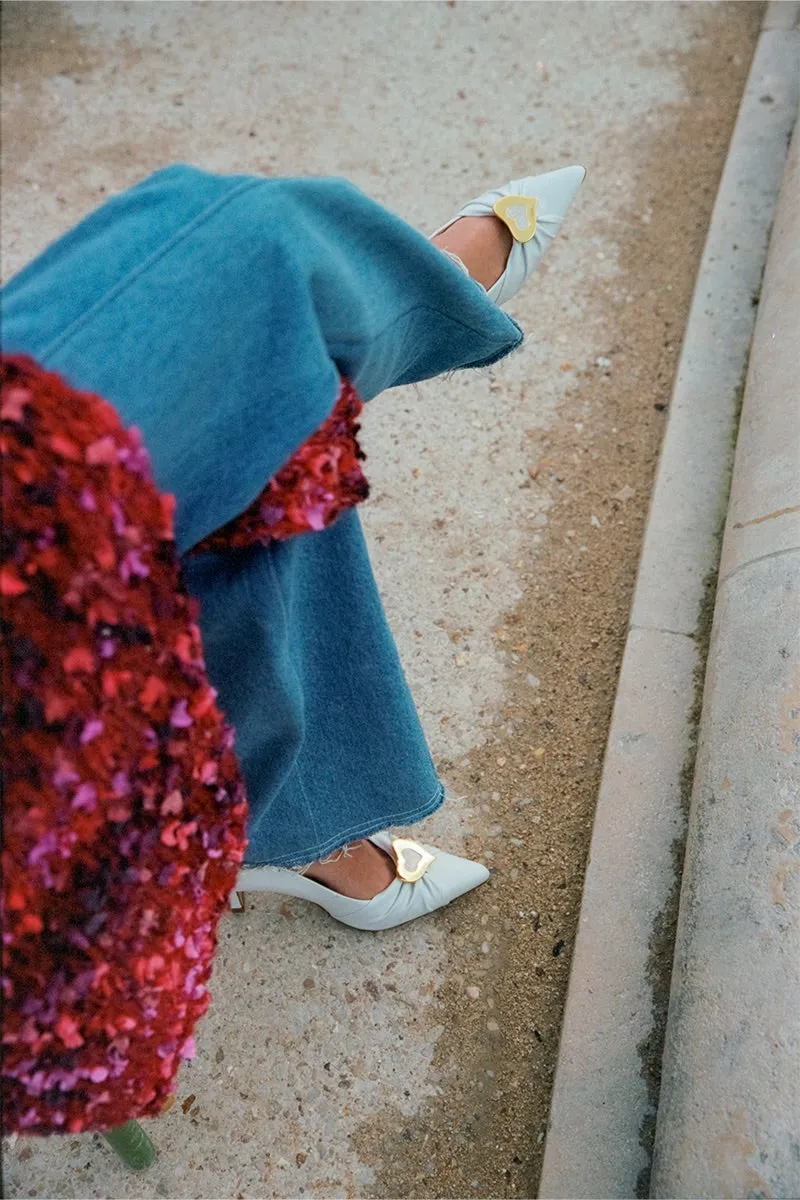 BETTY WHITE PUMPS