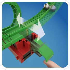 Dynamic Looping Marble Run Expansion Set