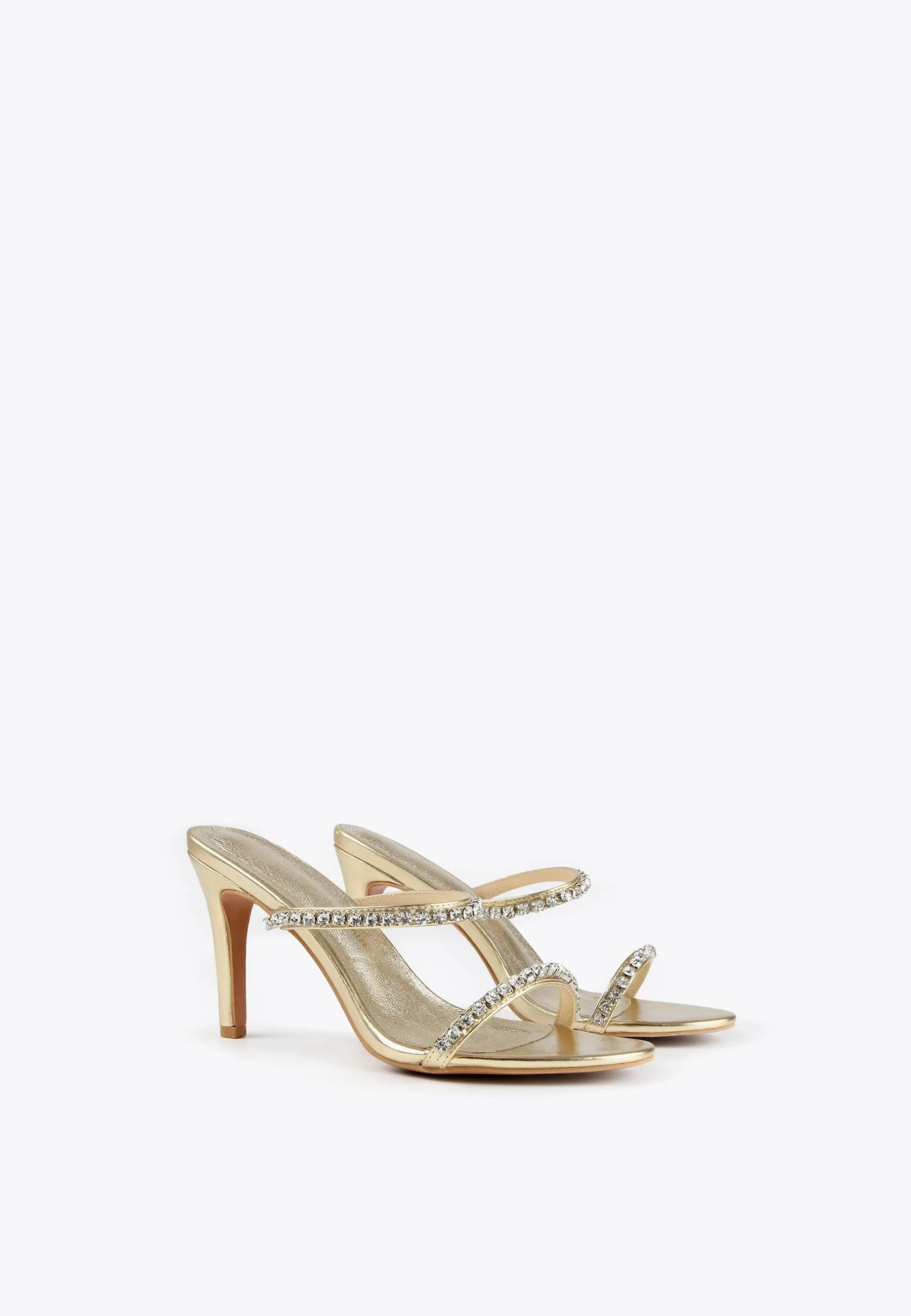 Heeled strappy sandals