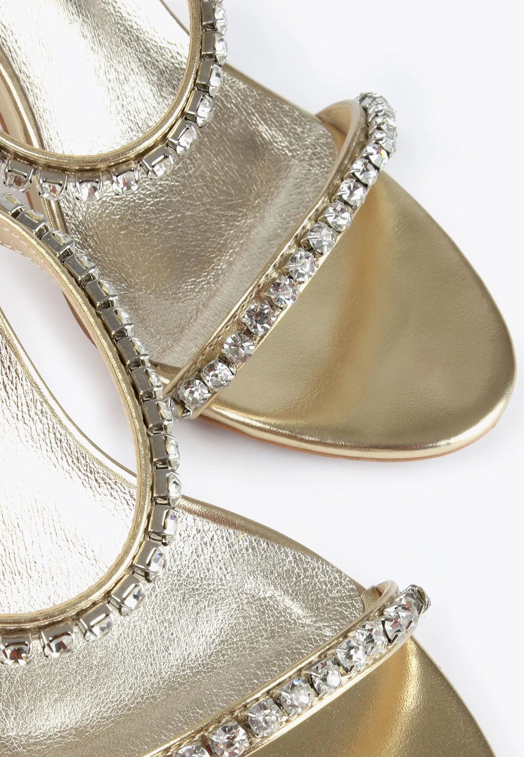 Heeled strappy sandals