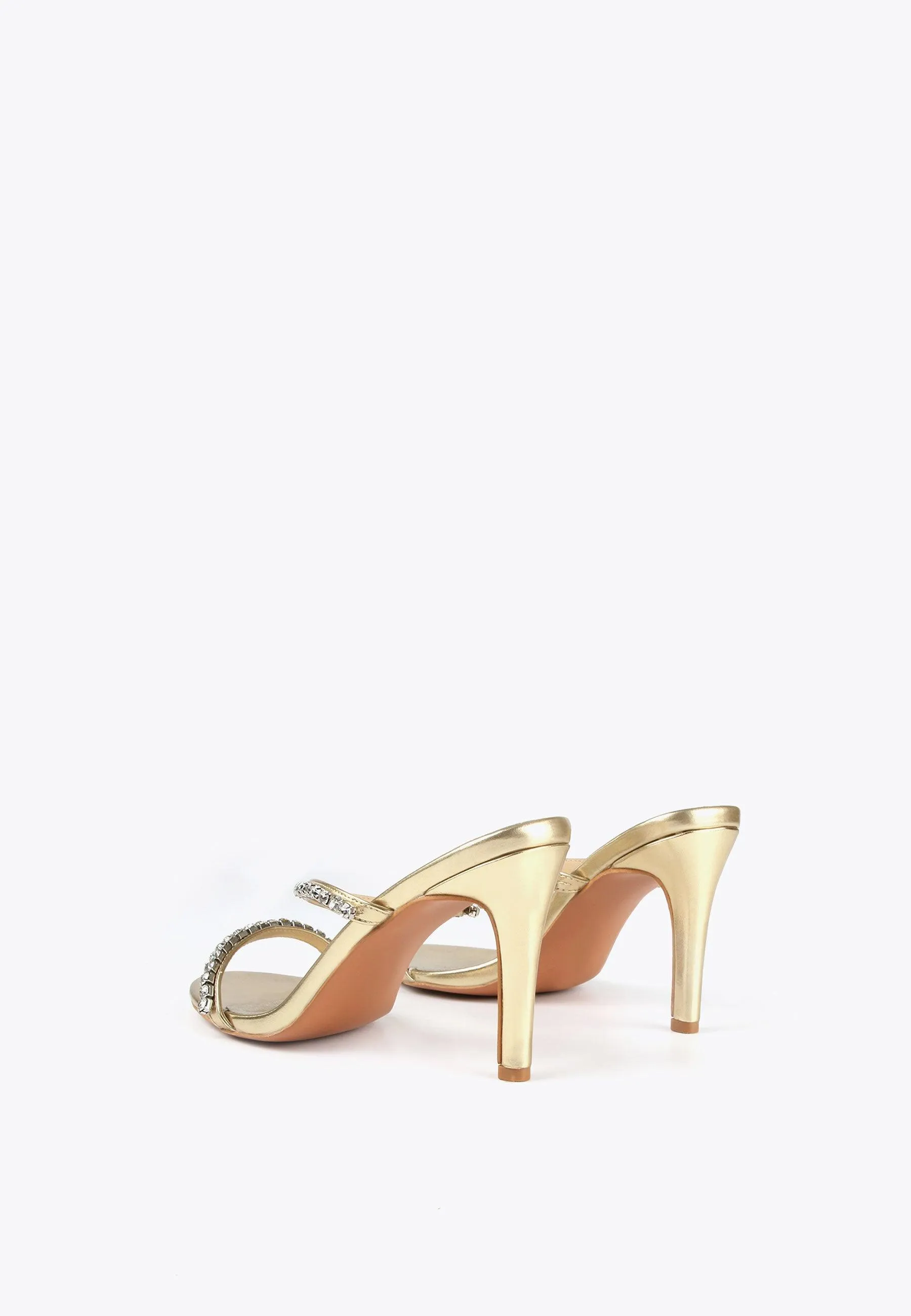 Heeled strappy sandals