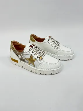 JOSE SENZE White/Gold Star Trainer