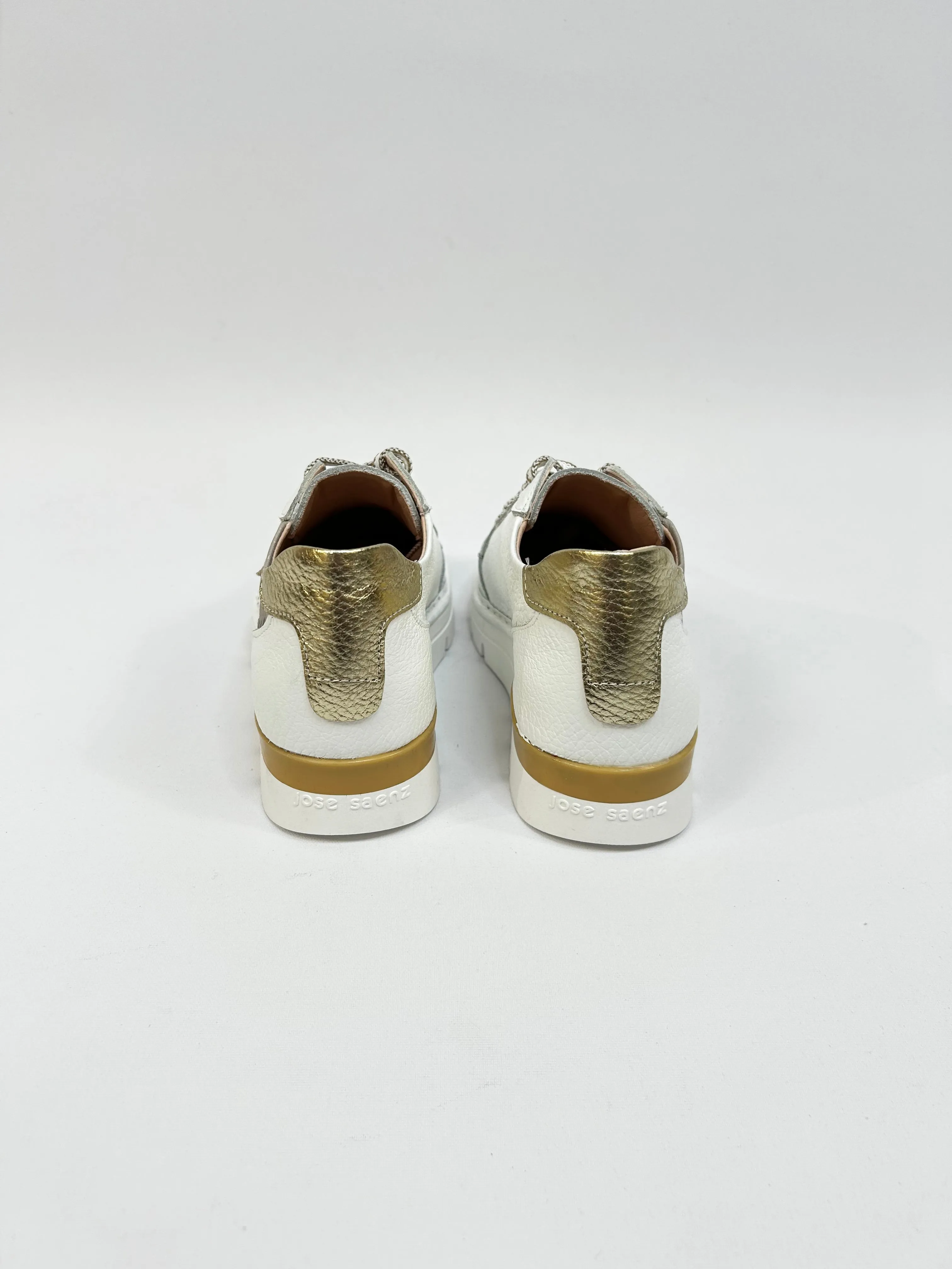 JOSE SENZE White/Gold Star Trainer