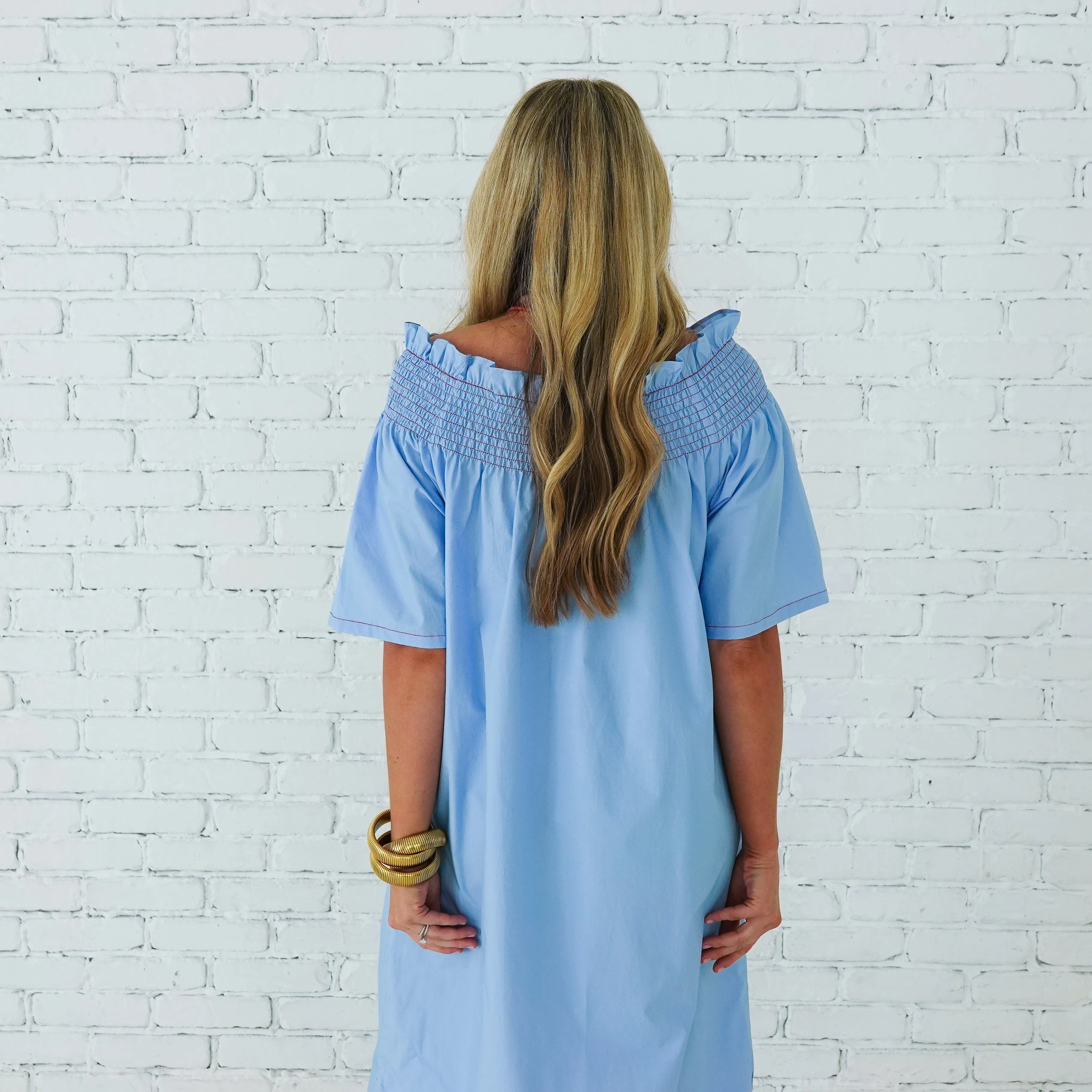 Polly Dress Blue