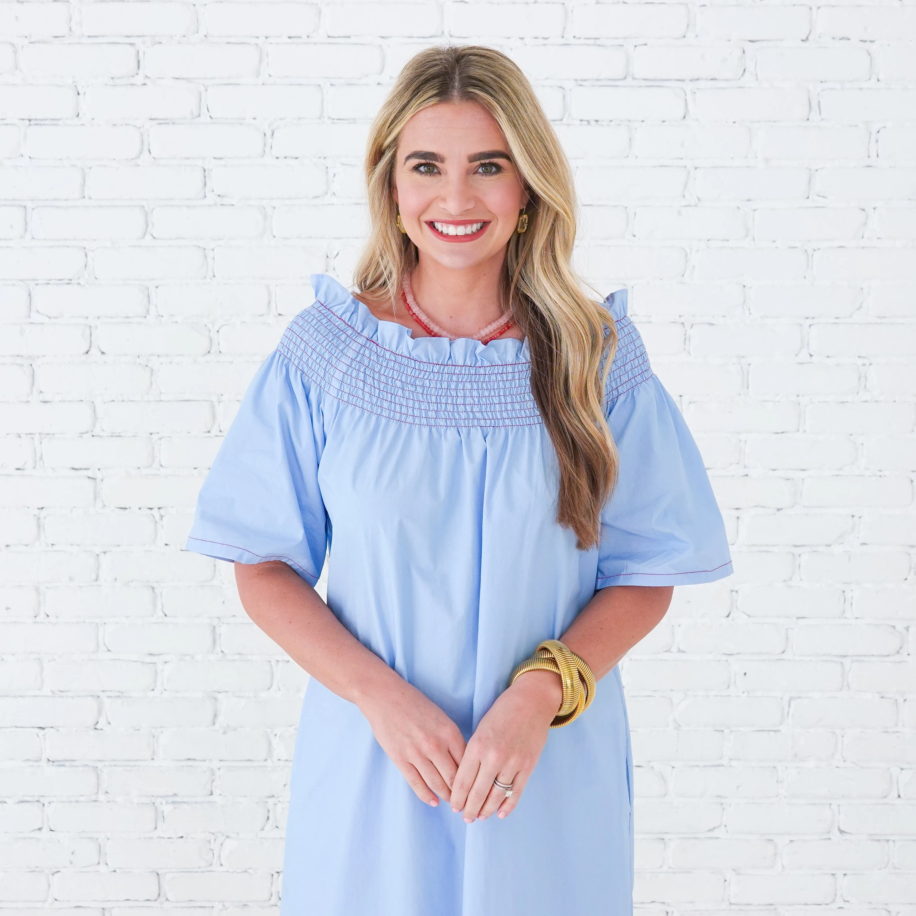Polly Dress Blue