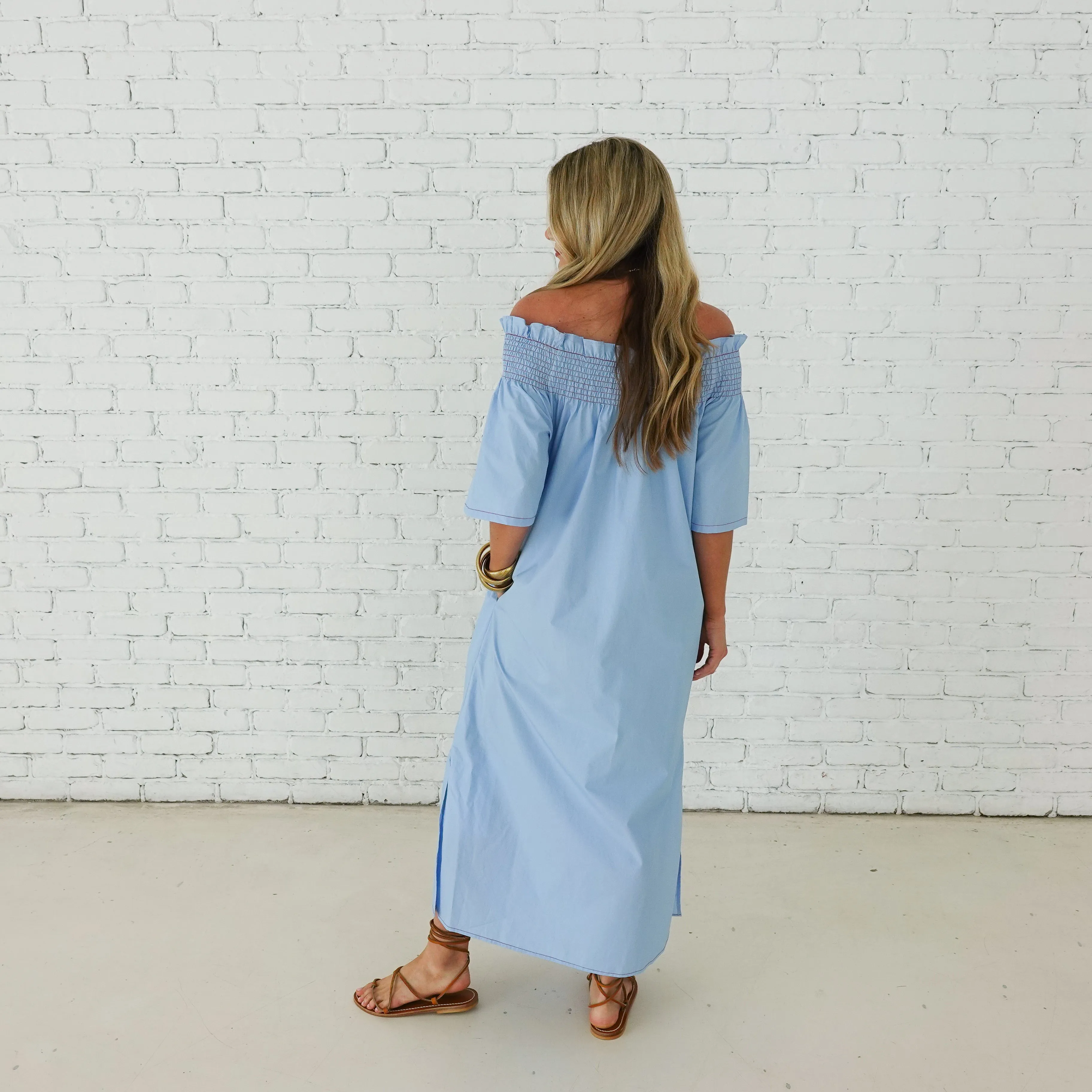 Polly Dress Blue
