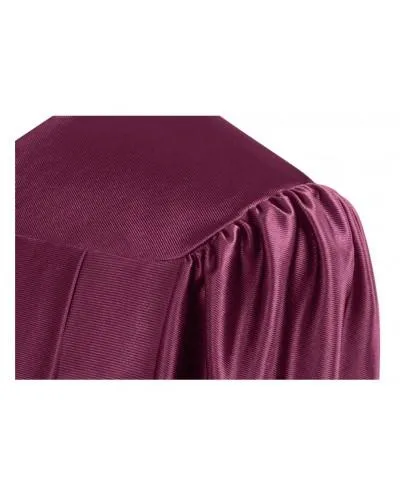 Shiny Maroon Bachelors Graduation Gown - College & University