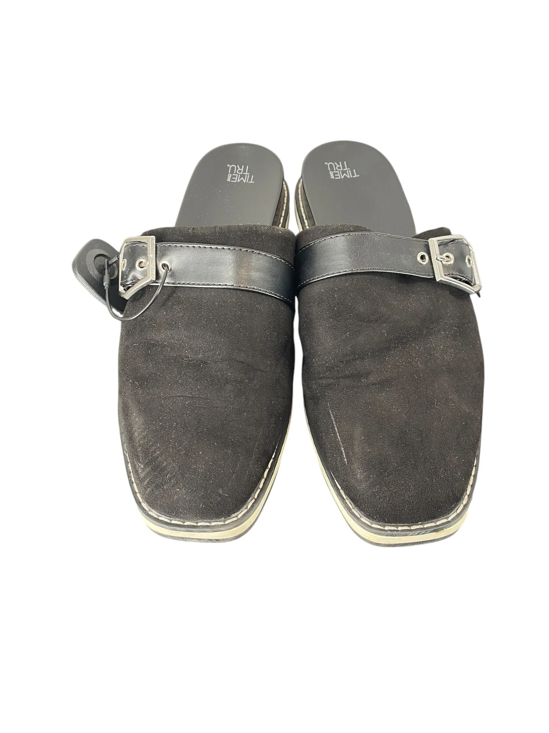 Shoes Flats By Time And Tru In Black, Size: 10