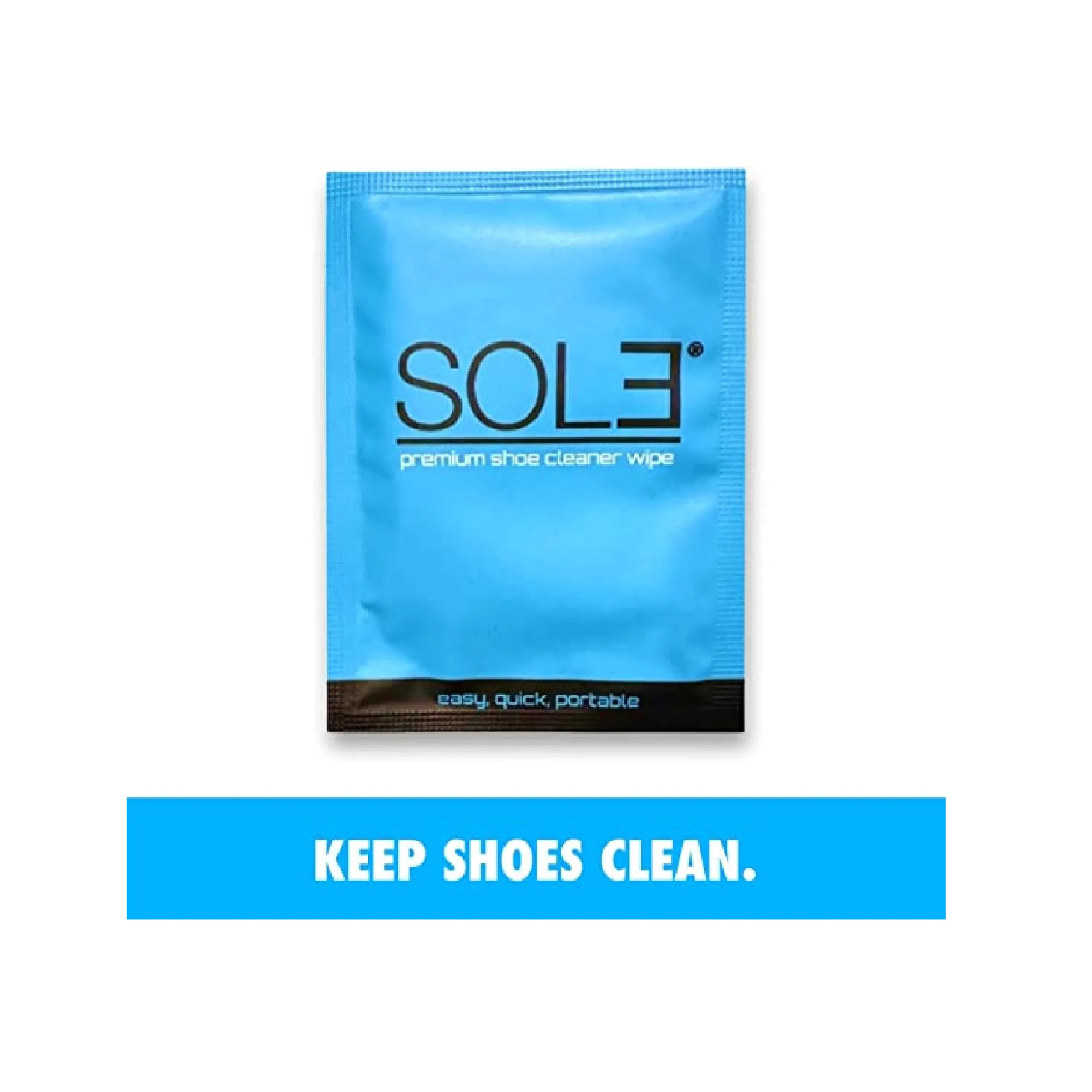 SOL3 Shoe Cleaner Quick Sneaker Wipes Pack of 12