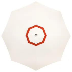 The Resort Market Umbrella - Octagon - Canopy 12' - Border Valance - Le Sirenuse