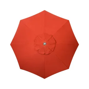 The Resort Market Umbrella - Octagon - Canopy 8' - Terracotta Red