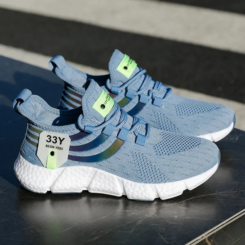 Tnis de corrida, vrias cores Casual Shoes Breathable Running Sports Shoes Male Light Non-slip Classic Sneakers for Women Mesh Athletic Tenis Masculino