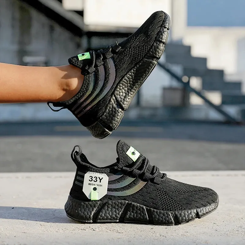 Tnis de corrida, vrias cores Casual Shoes Breathable Running Sports Shoes Male Light Non-slip Classic Sneakers for Women Mesh Athletic Tenis Masculino