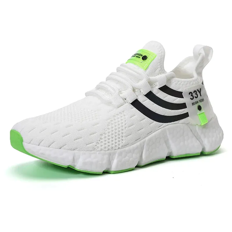 Tnis de corrida, vrias cores Casual Shoes Breathable Running Sports Shoes Male Light Non-slip Classic Sneakers for Women Mesh Athletic Tenis Masculino