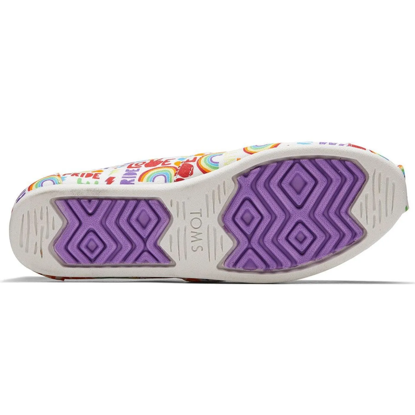 Toms Pride Alpargata Unity White Multi Womens Slip On Shoes