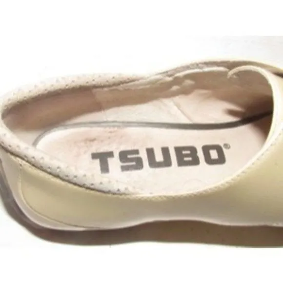 Tsubo Light Beige Pale Yellow Patent Loafer