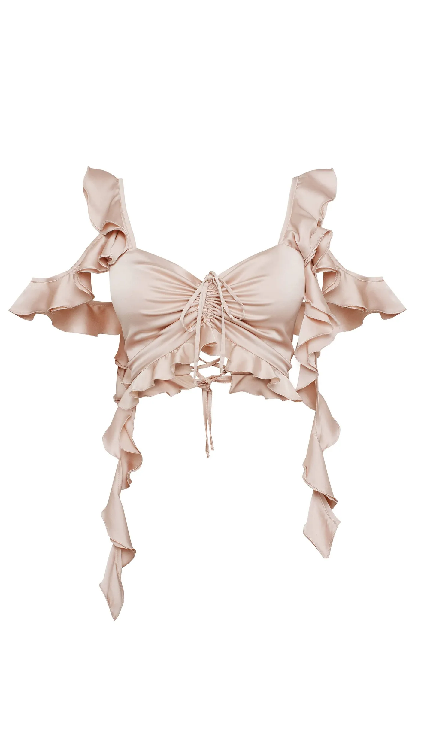 Wave Maxi Set in rose nude